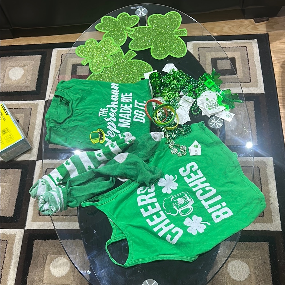 Green St. Patrick's Day Apparel, Decoration and Accessories